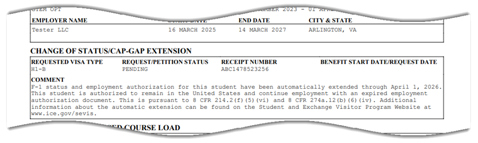 Page 2 of Form I-20